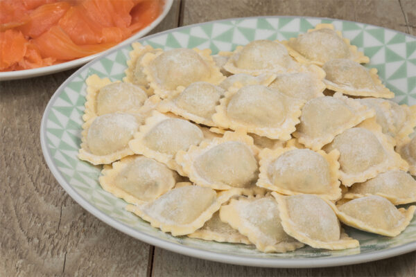 Ravioli salmone Ravioli al Salmone