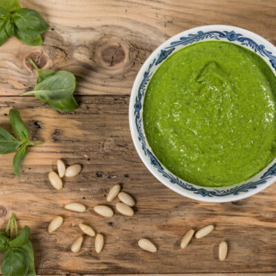 Pesto genovese senza aglio Pesto Genovese senza Aglio