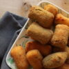 Crocchette con carne e spinaci
